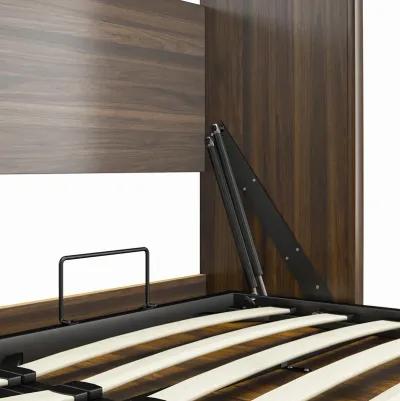 Paramount Queen Murphy Bed with 8" Memory Foam Mattress