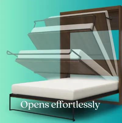 Paramount Queen Murphy Bed with 8" Memory Foam Mattress