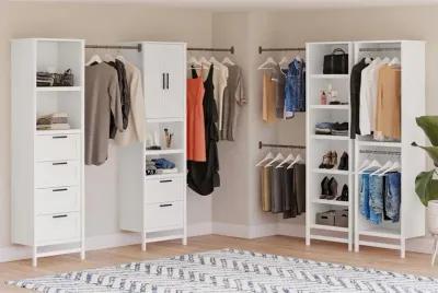 Luxe Wardrobe Closet Organizer 4-Piece Bundle