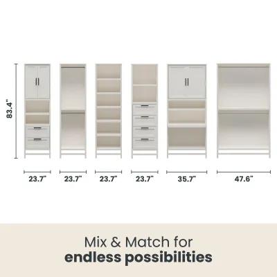 Luxe Wardrobe Closet Organizer 4-Piece Bundle