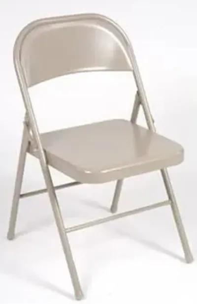 All-Steel Metal Folding Chairs, Set of 4