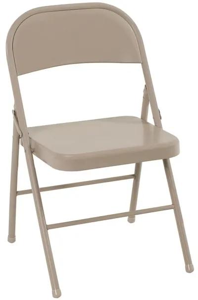 All-Steel Metal Folding Chairs, Set of 4