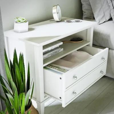 Franklin Wide Nightstand with Drawer