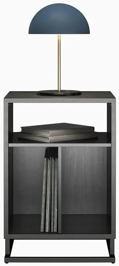 Regal Turntable Stand with 3 Open Cubbies