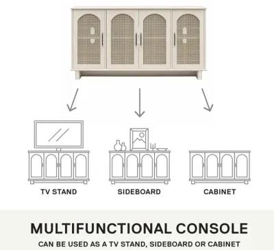 Multi-Use Console Cabinet for 65' TVs