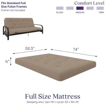 Braga 6-Inch Bonnell Coil Futon Mattress