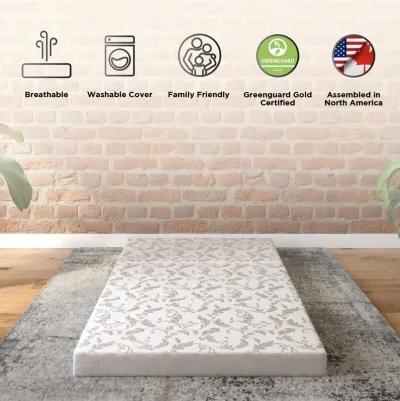 Olee 4-Inch Tri-Fold Folding Mattress