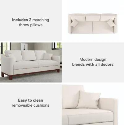 Brooklyn Upholstered Wood Base Sofa