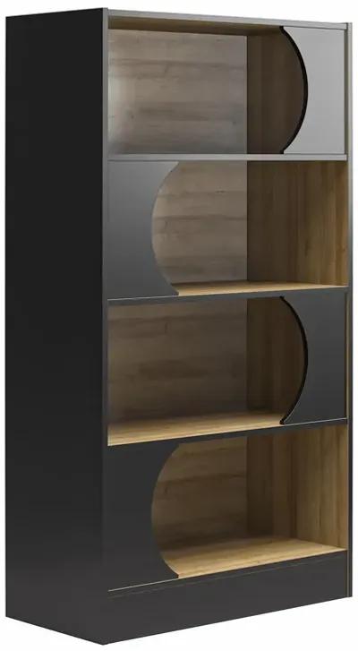 Delmar Retro 2-Tone Bookcase