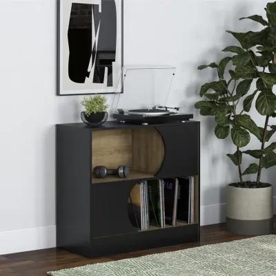 Delmar Retro 2-Tone Record Stand