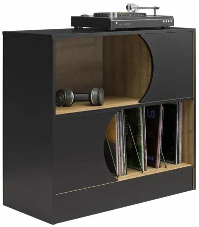 Delmar Retro 2-Tone Record Stand