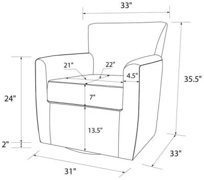 Binx Swivel Accent Chair