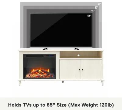 Farnsworth Fireplace TV Stand for TVs up to 65"