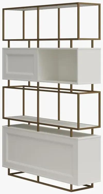 Goldie Modern Contemporary Bookcase Room Divider