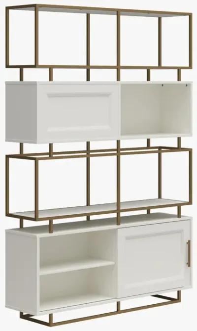 Goldie Modern Contemporary Bookcase Room Divider