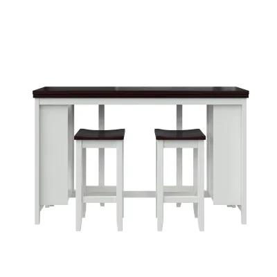 Jorden 3 Piece Counter Height Drop-Leaf Dining Set