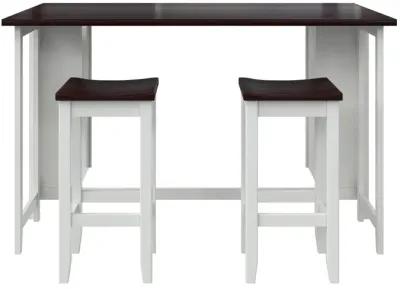 Jorden 3 Piece Counter Height Drop-Leaf Dining Set