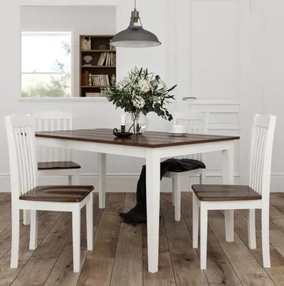 Shiloh 5-Piece Rustic Dining Set