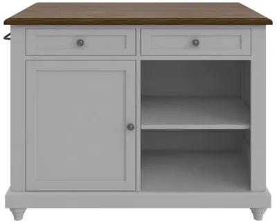 Kelsey Kitchen Island with 2 Stools and Drawers