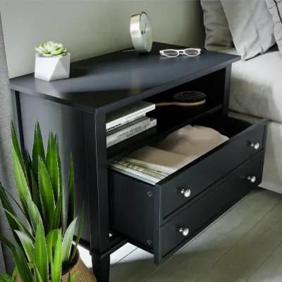 Franklin Wide Nightstand with Drawer