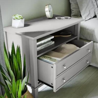 Franklin Wide Nightstand with Drawer