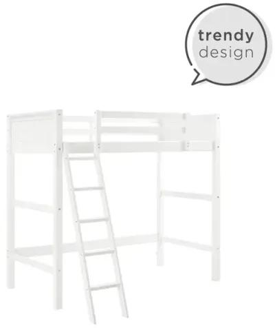 Kiarah Twin Loft Bed with Ladde