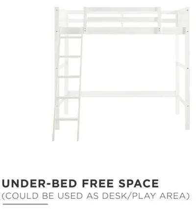 Kiarah Twin Loft Bed with Ladde