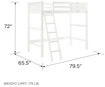 Kiarah Twin Loft Bed with Ladde