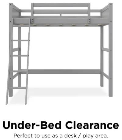 Kiarah Twin Loft Bed with Ladde