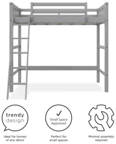 Kiarah Twin Loft Bed with Ladde