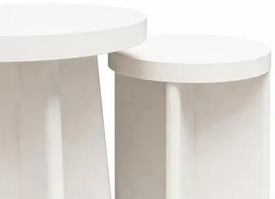 Liam Round End Tables, Set of 2