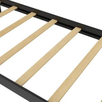 Braylon Wooden Bed Frame with Wood Slats