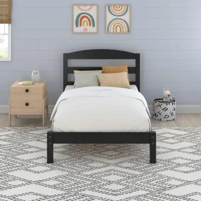 Braylon Wooden Bed Frame with Wood Slats