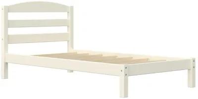 Braylon Wooden Bed Frame with Wood Slats