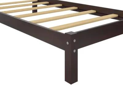 Braylon Wooden Bed Frame with Wood Slats