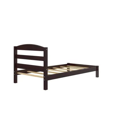 Braylon Wooden Bed Frame with Wood Slats