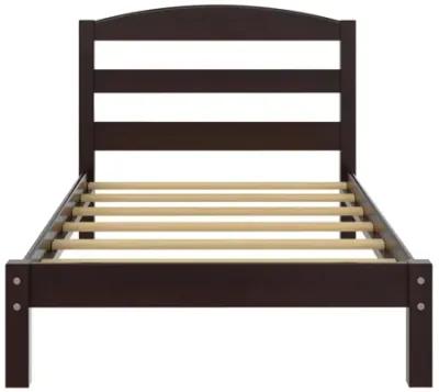 Braylon Wooden Bed Frame with Wood Slats