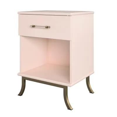 Monarch Hill Clementine White Nightstand with 1 Drawer