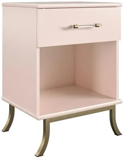 Monarch Hill Clementine White Nightstand with 1 Drawer