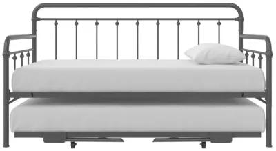 Locky Metal Daybed with Pop Up Trundle Bed