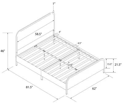 Tallulah Upholstered Platform Bed Frame