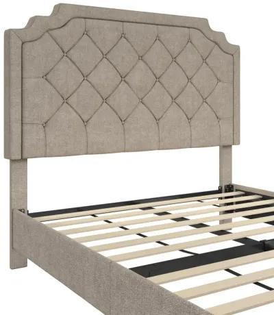 Eloise Chenille Upholstered Platform Bed