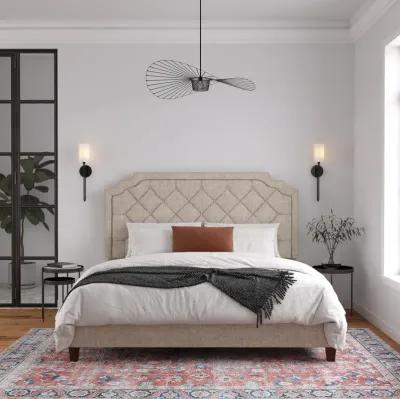 Eloise Chenille Upholstered Platform Bed