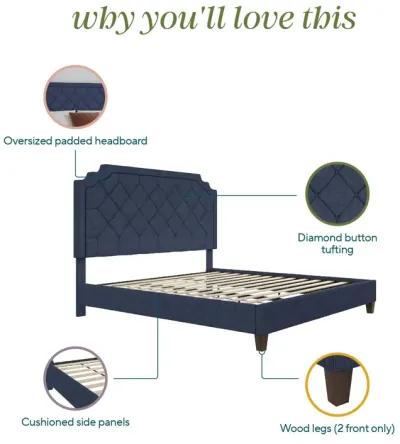 Eloise Chenille Upholstered Platform Bed