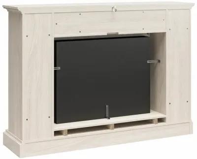 Pendleton Multi-Colored Electric Fireplace Mantel TV Stand with Storage for TVs up to 65"