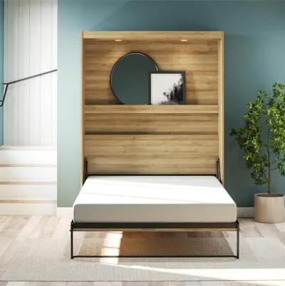 Impressions Murphy Bed with Gallery Shelf & Touch Sensor LED Lighting