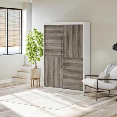 Pinnacle 2-Tone Murphy Bed with Decorative Door Front