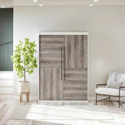 Pinnacle 2-Tone Murphy Bed with Decorative Door Front