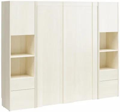 Greenwich Murphy Bed with 2 Wardrobe Side Cabinets