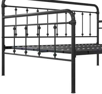 Locky Metal Daybed with Pop Up Trundle Bed